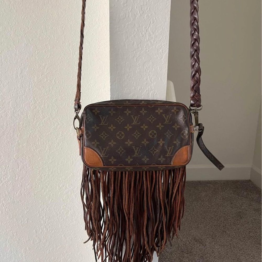 Vintage boho fringe Louis Vuitton shoulder bag - Picture 4 of 7